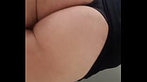 Butt horn with wife's panties