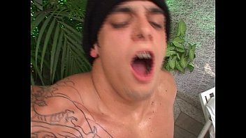 tr Russian bareback gay gangbang with creampie