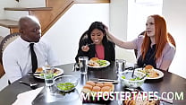 Foster Daughter Learns Manners The Hard Way -FULL SCENE on http://MyFosterTapes.com