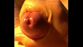 Solo Masturbation With Cock Ring Tease