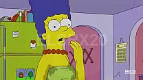 Marge simpson fucking with flanders while no one is home