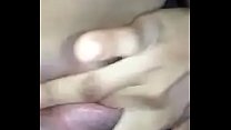 Finger fucking my small lil pussy