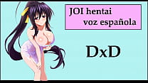 Audio JOI hentai with Akeno from DxD. She laughs at your penis.