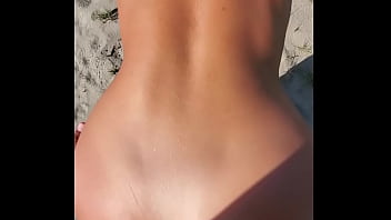Latina loves to fuck at the beach!
