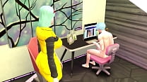 Bulma Мать и жена Эпи 1 находит, что ее сын мастурбирует при просмотре порно, учит его и учит заниматься сексом, лишает его девственности Dragon Ball Porn