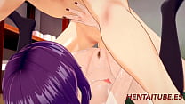 BlackPink Parodi Hentai 3D - Джису трахает рыжеволосый парень - KPOP жесткий секс с кримпаем