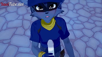 Sly Cooper Furry Yiff Yaoi - Fox x Sly Cooper, Handjob, Blowjob & Anal with multiple cums