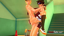 Naruto Yaoi Hentai 3D Uzumaki Fuck Sasuke Uchiha Wile Kiba Fucks Naruto e creampie nei suoi culi - Gay Animation Hard Sex