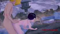 Boku No Hero Hentai - Denki трахает Jiro в горячем источнике - My Hero Academia порно видео 3D