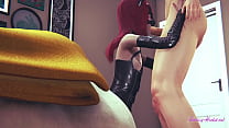 finn Yaoi Femboy - POV Erito wears leather blowjob and fucked - Sissy boy japanese manga anime gay