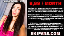 HKJFANS - Hotkinkyjo, экстремальный анальный дилдо, зияние и пролапс