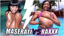 BANGBROS - Schlacht der Ziegen: Rachel Raxxx VS Maserati XXX