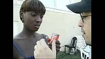 Young ebony chick with perky tits and red hair Chocolate told white dude that she needed something harder then cream to cum; his big dong would be fine tight arse