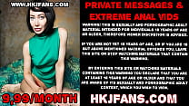 HKJFANS Hotkinkyjo ride on huge dildo and prolapse extreme 26.06.2021