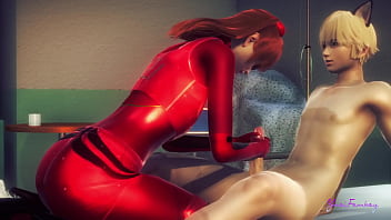 na Evangelion Asuka - Is Asuka Femboy ready to swallow all that cum? - Sissy Japanese Asian Manga Anime Game Porn Gay