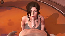 (POV) Lara Croft dá a você uma recompensa por sua ajuda