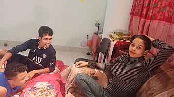 Shathi Khatun und Hanif und Shapan Pramanik. Sex zu dritt