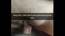 Твоя девушка позволила ему кончить в ее киску в день овуляции!! - Cuckold Captions - Млечный Мари