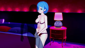Valentine's Day Special. Re:Zero Rem gives a gift. 3d Hentai
