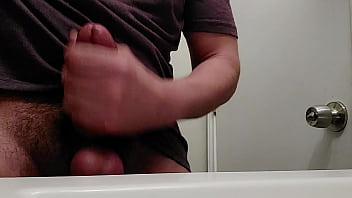 First time trying cock and ball ring, makes me shoot a nice load.