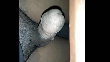 horny guy masturbates until he cums. big black dick cumming