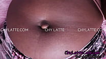 Pregnant by an Alien Bean Pod Ebony Impregnation Fantasy Bloated Belly Button Outie Navel Fetish