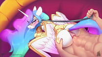 Celestia get fucked in anal