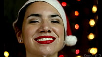 Merry Christmas! Holiday blowjob and facial!   Bonus photo session!