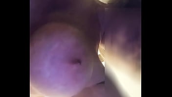 Boobs hang down slut taking another cock and loud Moaning