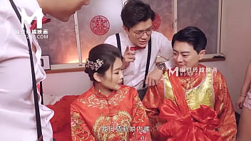 ModelMedia Asia-Lewd Wedding Scene-Liang Yun Fei-MD-0232-Miglior video porno asiatico originale