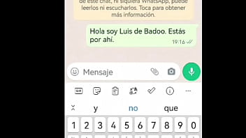 Luis de bado por whatsap parte 1