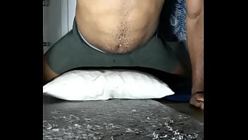Muscular Male Humping Pillow Desperate To Fuck