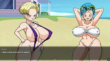 Super Slut Z Tournament 2 [Dragon Ball Hentai gioco Parodia] Ep.2 Android 18 lotta sessuale contro il suo doppleganger