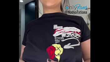Do you like my Colombian tits? See more in my OF @nadyatatiana