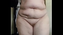 Watching my fat wife get dressed could make me cum again