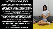 Cisgender girl Destiny Cruz thick lube slick toy tool plows Korra Del Rios butt