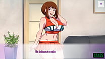 Встречаясь с Очако из MHA, она не целуется, но соглашается дать задницу - Waifuhub