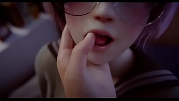 Henyai 3D eating a