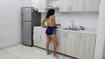 HOT SEX IN THE KITCHEN AND A RICH PUSSY TO BURST 1 PART