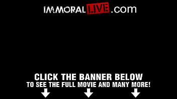 Luckiest Man in World RIMMING THREESOME w PAWG Cherry Kiss & Eliza Eves - Immoral Live 4k