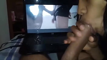 I love sucking my boyfriend's penis until all the milk comes out of him while we watch porn