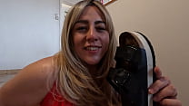 German BBW - Birkenstock JOI - I sniff my sandals while talking do you