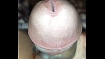 Jerking off with vibrator