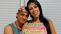 Faire off Empregada Safada avec le nouveau lancement de la chaîne Myke Brésil l'actrice Francinne