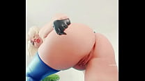 Video JOI FemDom - sexy clip fatta in casa di Arya Grander - Dominatrice brutta e maleducata in abiti luccicanti Feticismo in PVC