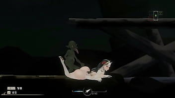 Calda signora fa sesso con uomini verdi nel nuovo videogioco erotico hentai ryona di Thornsin