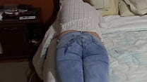 Cum in my ass with the jean on, my wife asks after fucking my best friend
