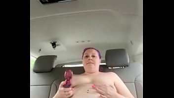Laina Marie vibrator an finger fuckin in truck