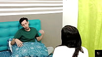 BLACKMAIL his STEPSISTER's boyfriend so he can SUCK HIS BIG COCK and FUCK his ASS until he leaves it full of CUM-BEST MOMENTS