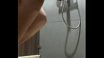 I love to take a shower ,hands free ejaculation, cum,  piss and dance